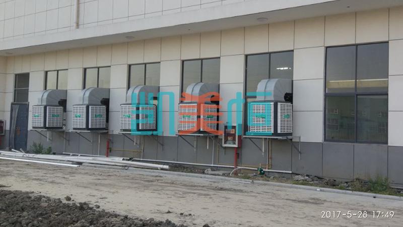 新疆工業(yè)車(chē)間廠房降溫工程
